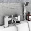 Flare Modern Bath Shower Mixer Tap + Shower Kit -Bath Taps Shop 1250 CR P1
