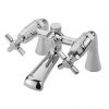 Tre Mercati Charleston Art Deco Pillar Bath Filler Tap - Chrome - 1403 1 Tre Mercati Charleston Art Deco Pillar Bath Filler Tap - Chrome - 1403 -Bath Taps Shop 1403 PN