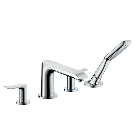 Hansgrohe Metris 4-hole Deck Mounted Bath Mixer - 31442000 3 Hansgrohe Metris 4-hole Deck Mounted Bath Mixer - 31442000