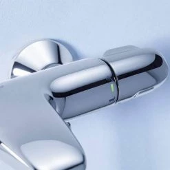 Grohe Grohtherm TMV2 1000 Wall Mounted Thermostatic Bath Shower Mixer - 34155003 -Bath Taps Shop 34155003 D3 460