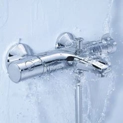 Grohe Grohtherm TMV2 800 Thermostatic Bath Shower Mixer - 34569000 -Bath Taps Shop 34569000 D3 460