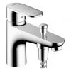 Hansgrohe Vernis Blend Monotrou Single Lever Bath Shower Mixer with 2 Flow Rates - 71446000 -Bath Taps Shop 71446000 P
