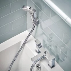 Hansgrohe Vernis Shape Bath Shower Mixer with Kit - Chrome - 71462000 -Bath Taps Shop 71462000.ai2 460