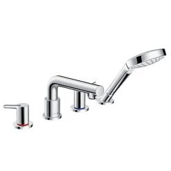 Hansgrohe Talis S 4-hole Deck Mounted Bath Mixer - 72419000