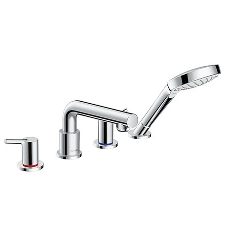 Hansgrohe Talis S 4-hole Deck Mounted Bath Mixer - 72419000 3 Hansgrohe Talis S 4-hole Deck Mounted Bath Mixer - 72419000
