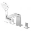 Roca Flat 4-Hole Bath Shower Mixer with Kit - A5A0932C0N -Bath Taps Shop A5A0932C0N P