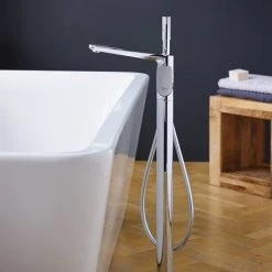 Ideal Standard Tonic II Single Lever Freestanding Bath Shower Mixer -Bath Taps Shop A6347AA D3 460