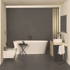 Ideal Standard Silk Black Tonic II Freestanding Bath Shower Mixer -Bath Taps Shop A6347XG D3 460