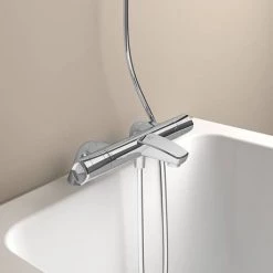 Ideal Standard Ceratherm T100 Exposed Thermostatic Deck Mounted Bath Shower Mixer - A7699AA -Bath Taps Shop A7699AA D4 460