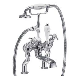 Burlington - Anglesey Angled Deck Mounted Bath/Shower Mixer - AN19