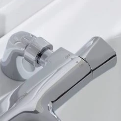 Bristan - Artisan Thermostatic Pillar Bath Filler - Chrome -Bath Taps Shop AR2 THBF C.ai3 460