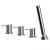 Nuie Arvan Deck Mounted 4TH Bath Shower Mixer - ARV334 -Bath Taps Shop ARV334 P