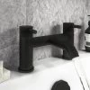 Arezzo Fluted Round Matt Black Bath Filler Tap 2 Arezzo Fluted Round Matt Black Bath Filler Tap -Bath Taps Shop AZ7TMBF np