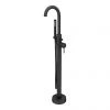 Arezzo Matt Black Freestanding Bath Tap with Shower Mixer 2 Arezzo Matt Black Freestanding Bath Tap with Shower Mixer -Bath Taps Shop AZFSBLK PROD