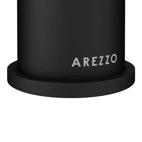 Arezzo Fluted Round Matt Black Bath Filler Tap 6 Arezzo Fluted Round Matt Black Bath Filler Tap - Image 4