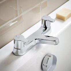 Ideal Standard Calista 2 Hole Bath Filler - B1151AA -Bath Taps Shop B1151AA D1 460