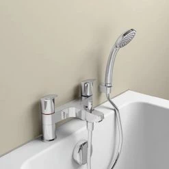 Ideal Standard Ceraflex 2 Hole Bath Shower Mixer - B1823AA -Bath Taps Shop B1823AA D3 460