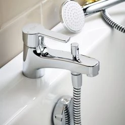 Ideal Standard Calista 1 Hole Bath Shower Mixer - B1958AA 8 Ideal Standard Calista 1 Hole Bath Shower Mixer - B1958AA -Bath Taps Shop B1958AA D1 460