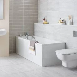 Ideal Standard Ceraflex 1 Tap Hole Bath Shower Mixer - B1960AA -Bath Taps Shop B1960AA D2 460