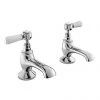 Bayswater White Lever Traditional Bath Taps 1 Bayswater White Lever Traditional Bath Taps -Bath Taps Shop BAYT402 P