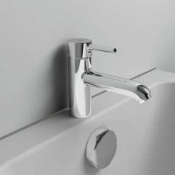 Ideal Standard Ceraline 1 Tap Hole Bath Filler - BC190AA -Bath Taps Shop BC190AA D3 460