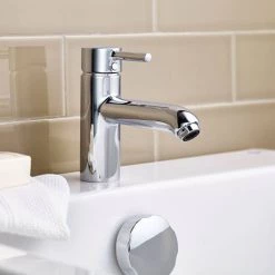 Ideal Standard Ceraline 1 Tap Hole Bath Filler - BC190AA -Bath Taps Shop BC190AA D5 460