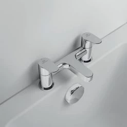 Ideal Standard Cerafine O Dual Control Bath Filler -Bath Taps Shop BC707AA D4 460
