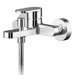Nuie Binsey Wall Mounted Bath Shower Mixer + Shower Kit - BIN316