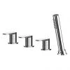 Nuie Binsey Deck Mounted 4TH Bath Shower Mixer - BIN334 -Bath Taps Shop BIN334 P