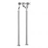 Crosswater - Belgravia Crosshead Floor Mounted Freestanding Bath Filler -Bath Taps Shop BL322DC BL002FC P