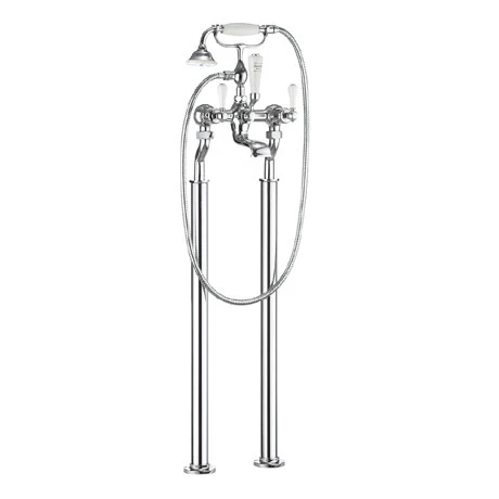 Crosswater - Belgravia Lever Floor Mounted Freestanding Bath Shower Mixer 3 Crosswater - Belgravia Lever Floor Mounted Freestanding Bath Shower Mixer