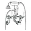 Crosswater - Belgravia Lever Wall Mounted Bath Shower Mixer -Bath Taps Shop BL422DC LV BL004WC P