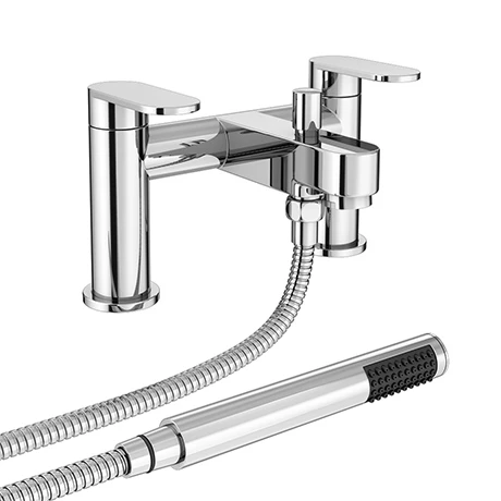 Bosa Bath Shower Mixer Taps with Shower Kit - Chrome 3 Bosa Bath Shower Mixer Taps with Shower Kit - Chrome