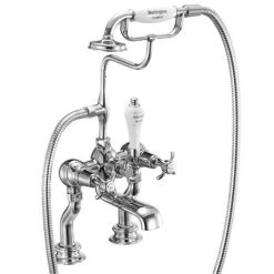 Burlington Anglesey Regent - Chrome Deck Mounted Bath/Shower Mixer - ANR15