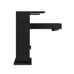 Arezzo Square Matt Black Bath Filler Tap 10 Arezzo Square Matt Black Bath Filler Tap -Bath Taps Shop CAS10BLK n d1 460