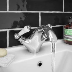 Chatsworth 1928 Traditional Lever Tap Package (Wall Mounted Bath Tap + Basin Tap) -Bath Taps Shop CH1928PK2 d2 460