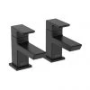 Bristan Cobalt Black Bath Taps -Bath Taps Shop COB 34 BLK P