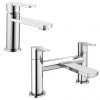 Brooklyn Modern Chrome Bathroom Taps Package -Bath Taps Shop CPT8 p