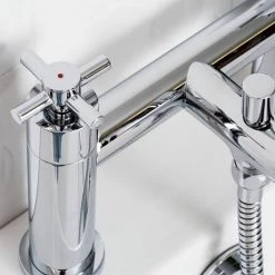 Bristan - Decade Contemporary Shower Mixer - Chrome - DX-BSM-C -Bath Taps Shop DX BSM C.ai3 460