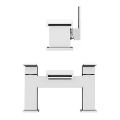 Glacier Modern Tap Package (Bath + Basin Tap) -Bath Taps Shop GLA PK n d1 460