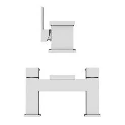 Glacier Modern Tap Package (Bath + Basin Tap) -Bath Taps Shop GLA PK n d3 460