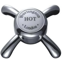 Burlington Anglesey Angled Wall Mounted Bath Shower Mixer with Shower Hook - H335-AN -Bath Taps Shop H335 AN d 375