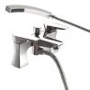 Bristan - Hourglass Contemporary Bath Shower Mixer - Chrome - HOU-BSM-C -Bath Taps Shop HOU BSM C PN