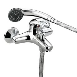 Bristan Java Contemporary Wall Mounted Bath Shower Mixer - Chrome - J-WMBSM-C