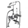 Burlington Kensington - Chrome Deck Mounted Bath/Shower Mixer - KE15 -Bath Taps Shop KE15 p
