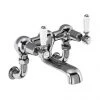Burlington Kensington - Chrome Wall Mounted Bath Filler - KE24 -Bath Taps Shop KE24 n p