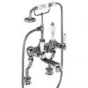 Burlington Kensington Regent - Chrome Deck Mounted Bath/Shower Mixer - KER15 -Bath Taps Shop KER15 P