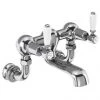Burlington Kensington Regent - Chrome Wall Mounted Bath Filler - KER24 -Bath Taps Shop KER24 p