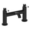 Lancaster Traditional Matt Black Lever Bath Filler Tap -Bath Taps Shop LMB3BF l 670