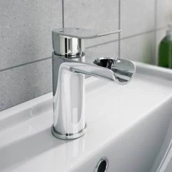 Luna Waterfall Tap Package (Bath + Basin Tap) -Bath Taps Shop LUNPK d2 460